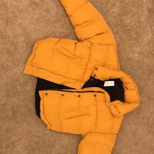 Kendall and Kylie Mustard Puffer Jacket XS/S